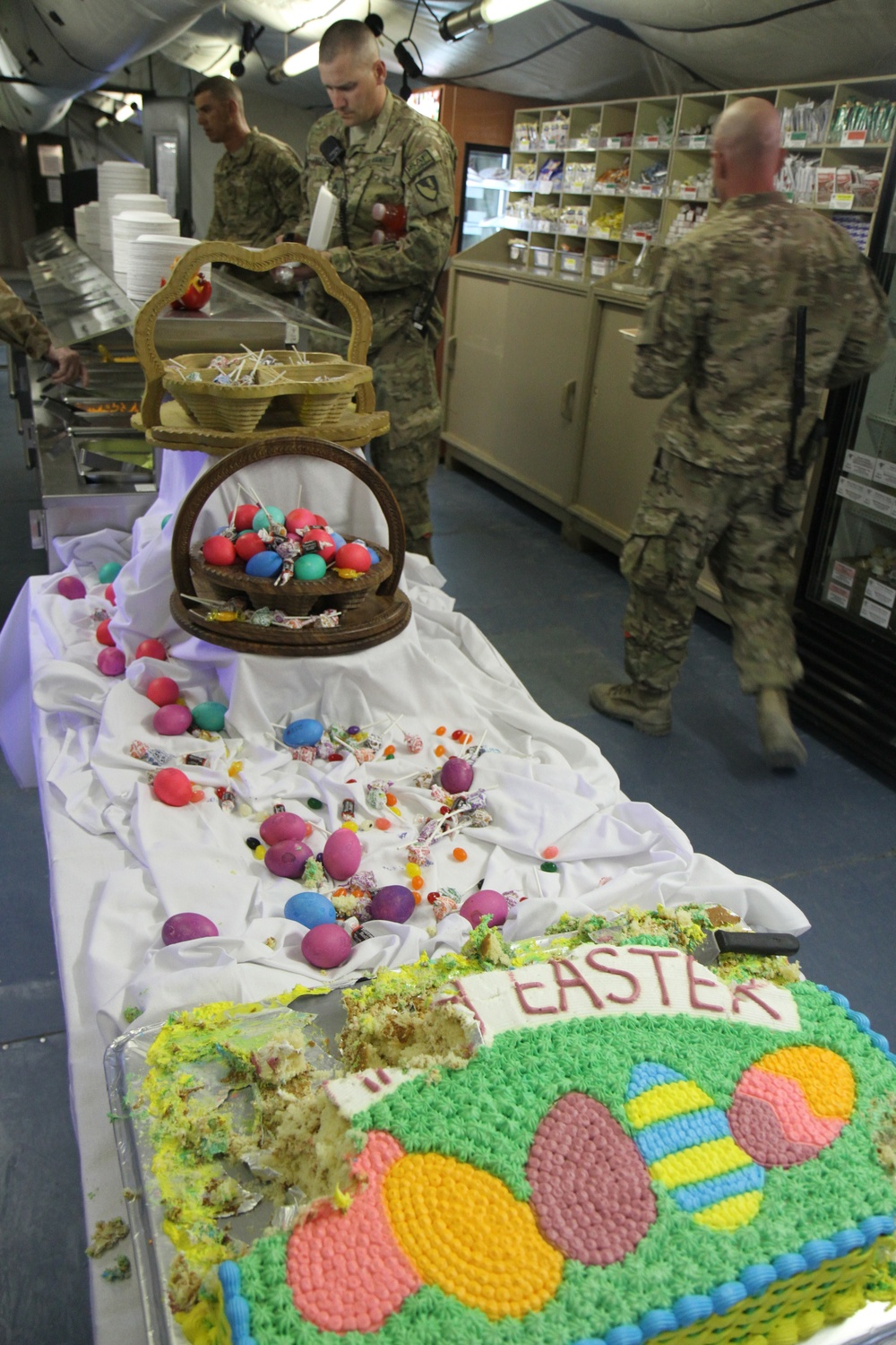 Service members, civilians celebrate Easter in Afghanistan