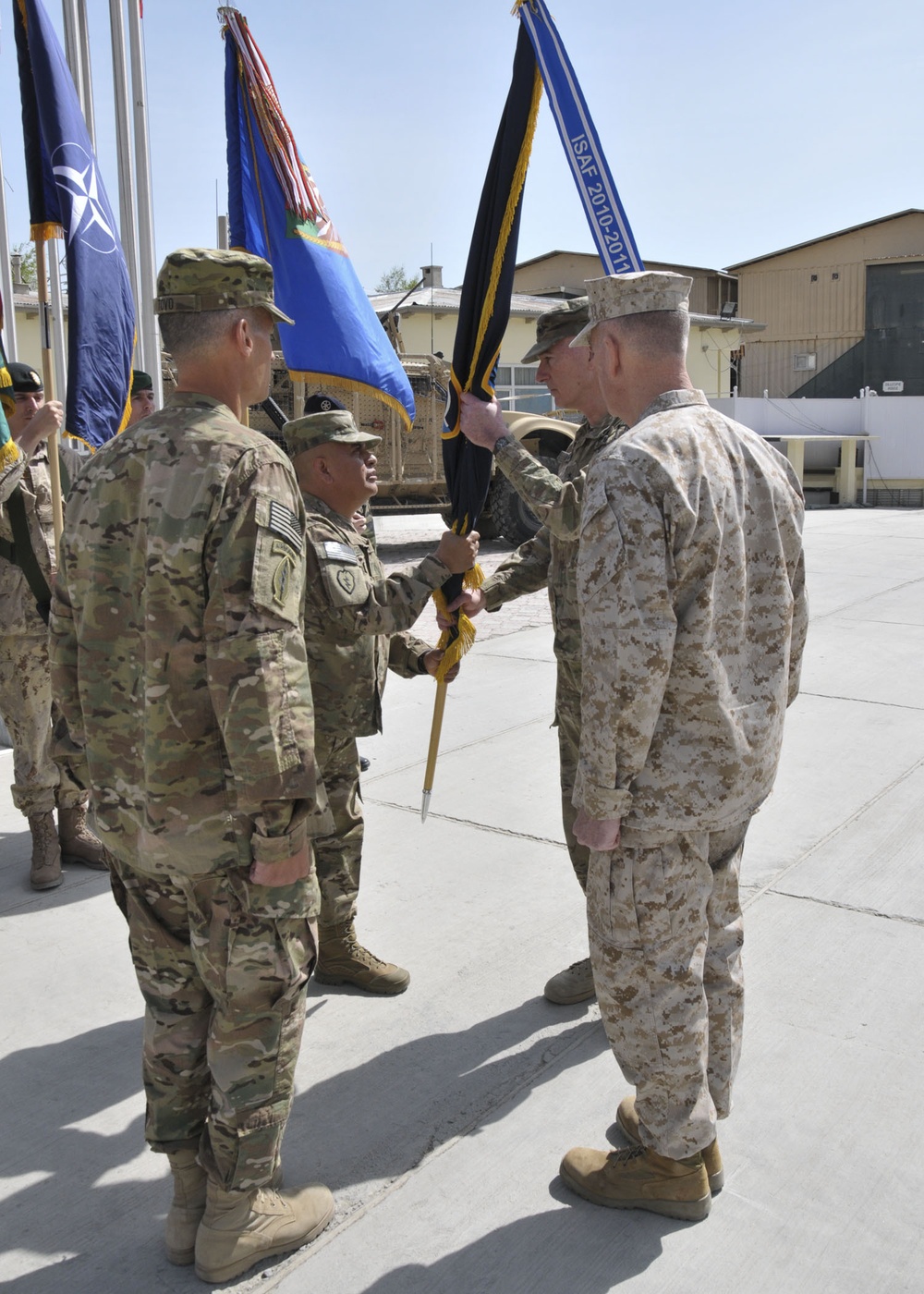 NTM-A / CSTC-A change of command ceremony