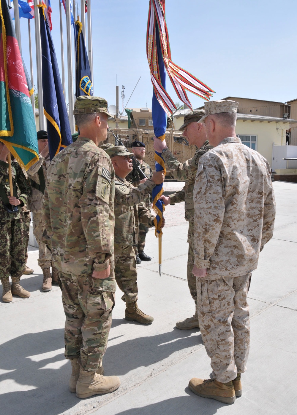 NTM-A / CSTC-A change of command ceremony