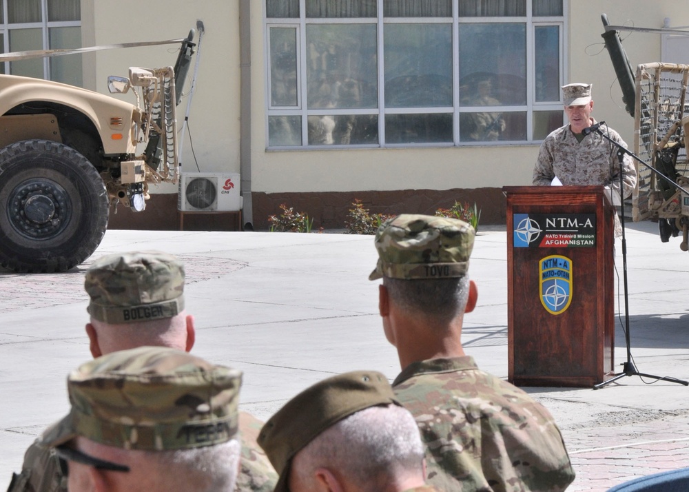 NTM-A / CSTC-A change of command ceremony