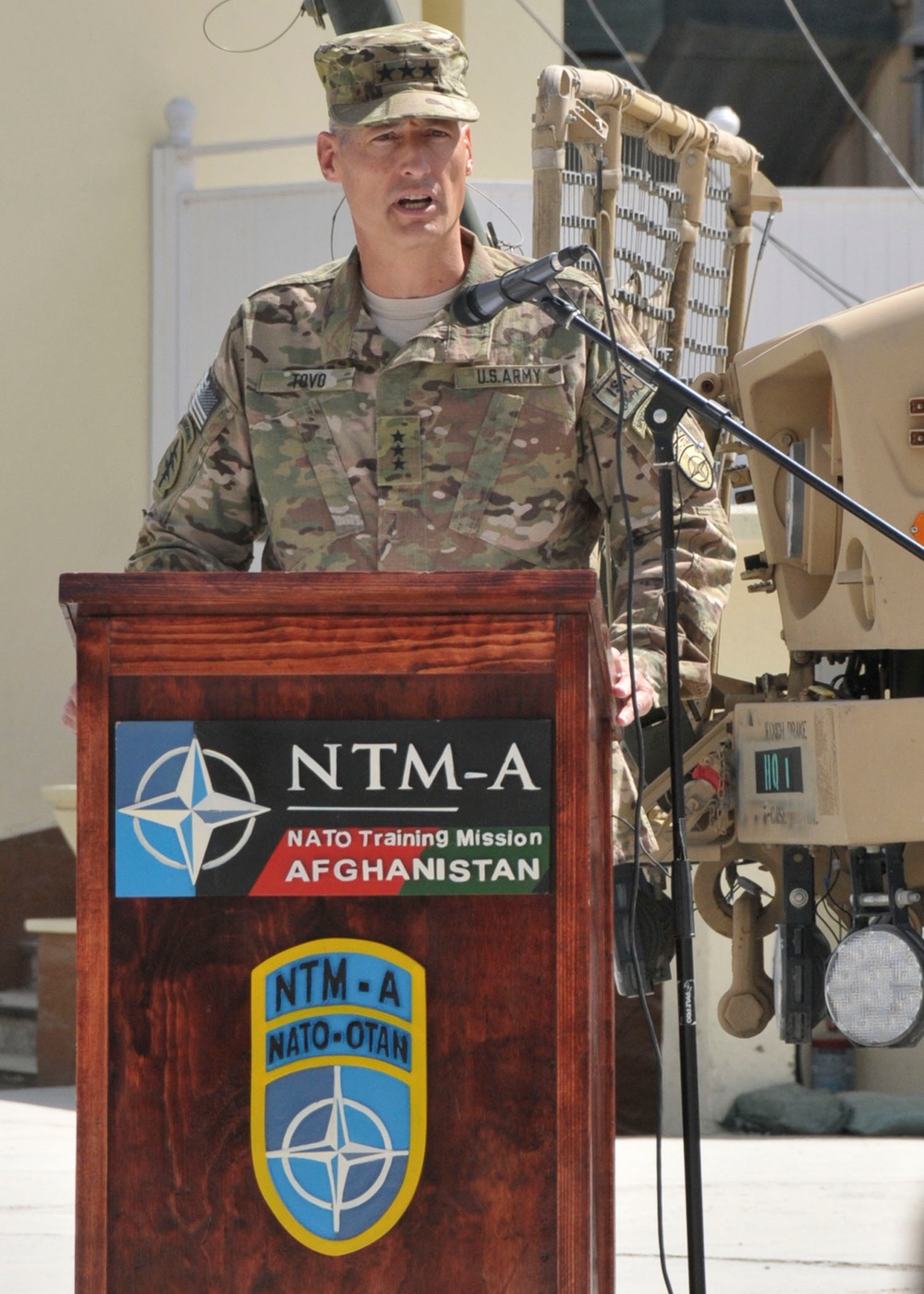 NTM-A / CSTC-A change of command ceremony