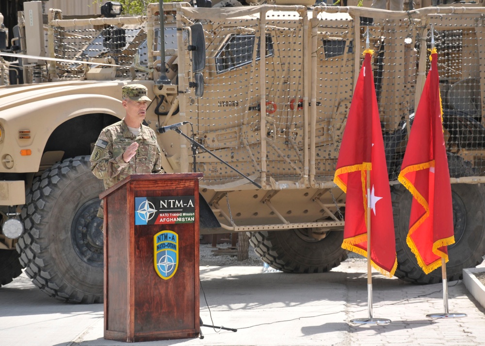 NTM-A / CSTC-A change of command ceremony