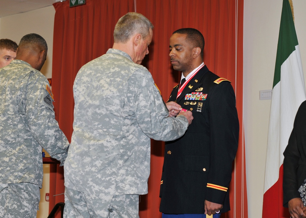 Retirement ceremony, March 28