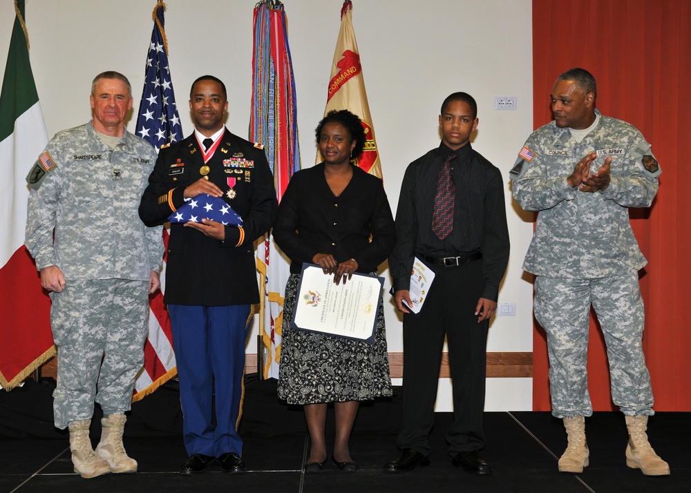 Retirement ceremony, March 28