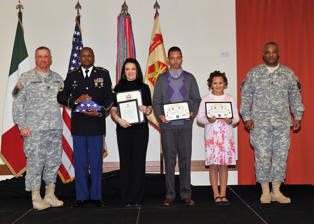 Retirement ceremony, March 28