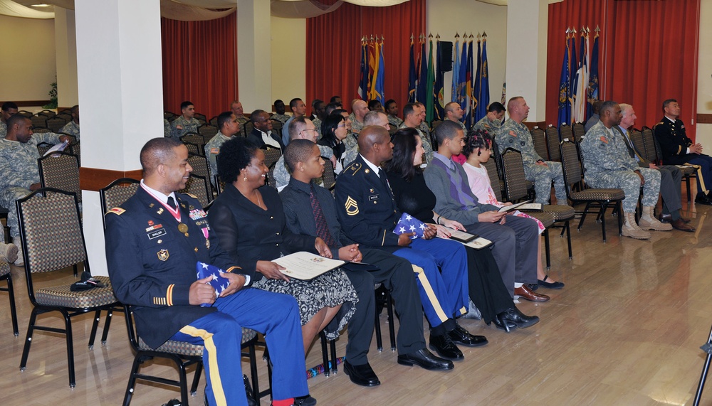 Retirement ceremony, March 28