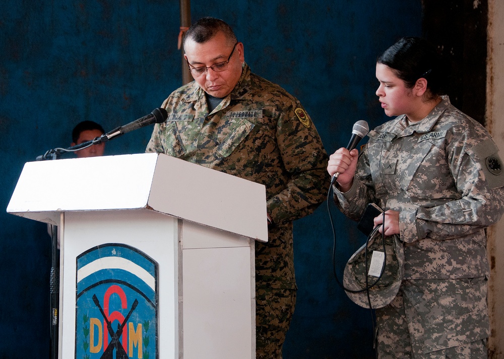 Easter mass at military district six