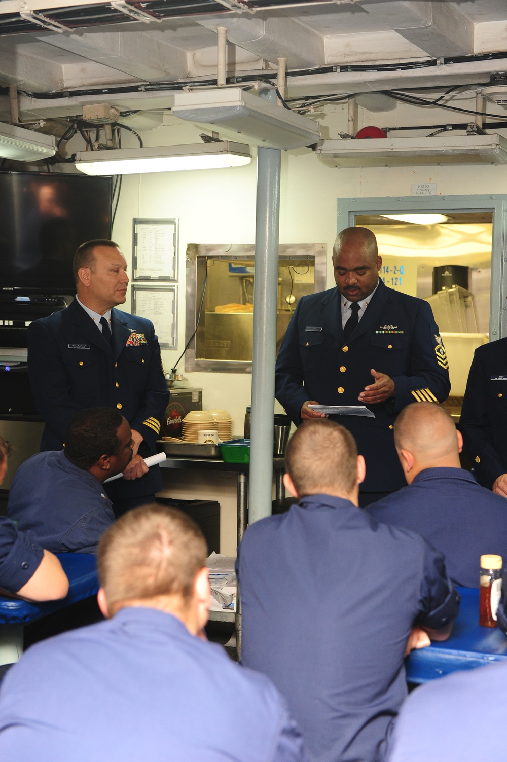 Coast Guard Cutter Valiant crew conduct sexual assault and prevention training