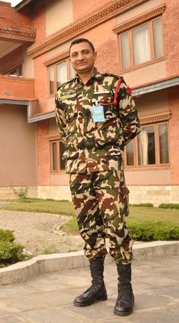 Nepalese army officer shares peacekeeping knowledge at Shanti Prayas-2