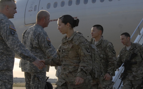 Rakkasans return, reunite with family