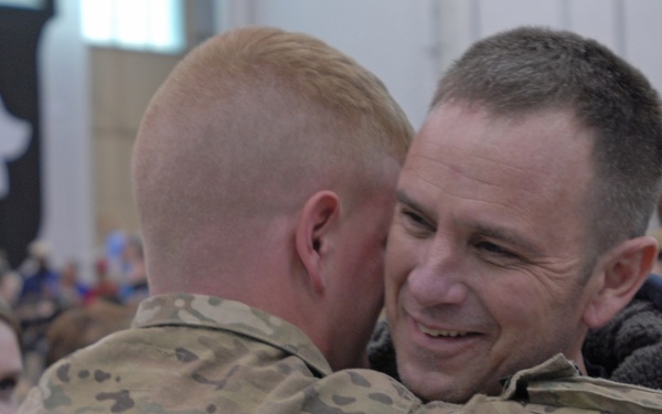 Rakkasans return, reunite with family