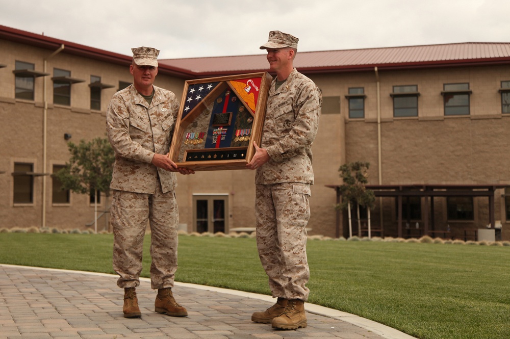 Major Chase celebrates retirement