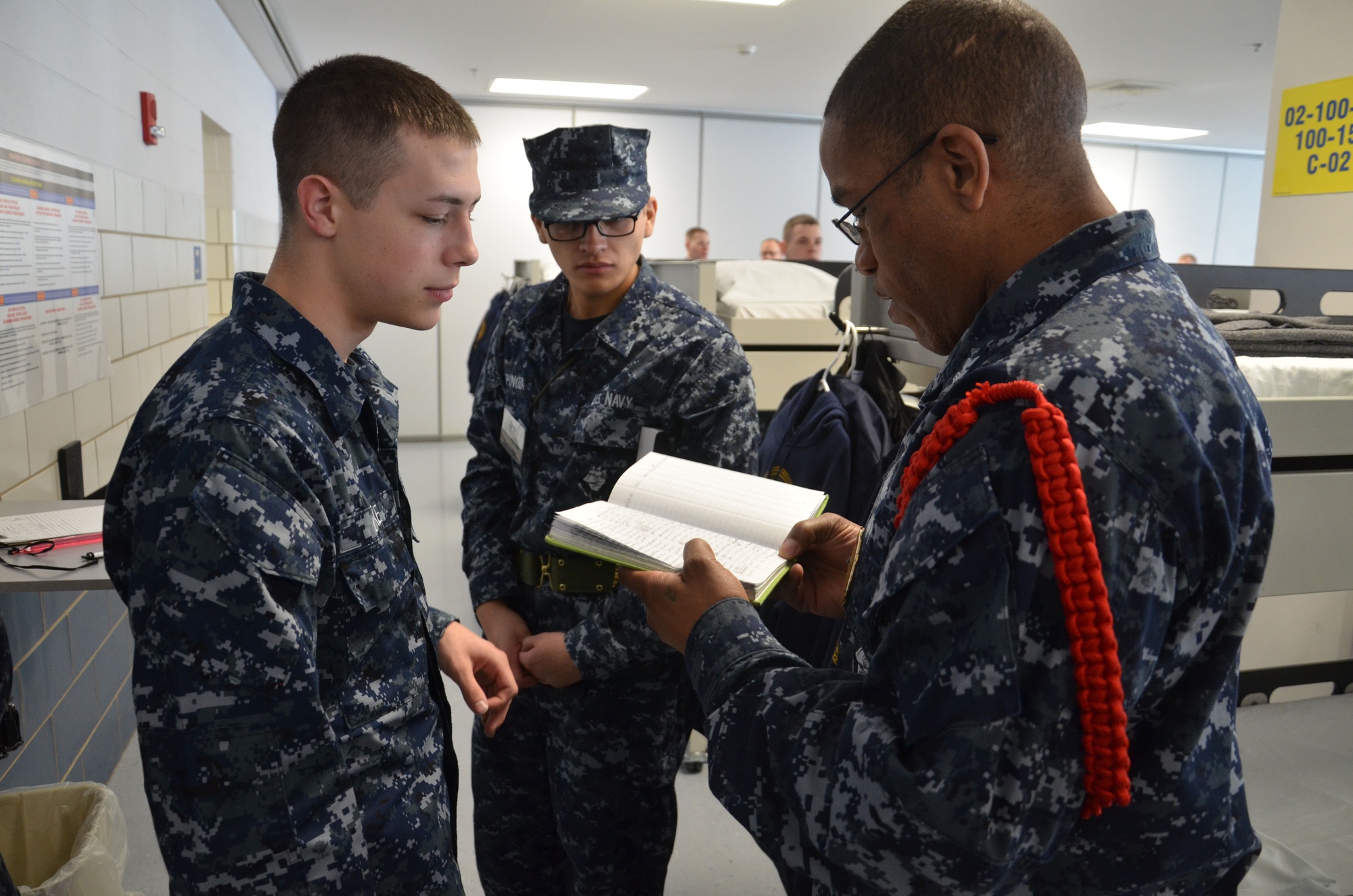 DVIDS - Images - Red aiguillette with Type 1 Navy uniform [Image 1