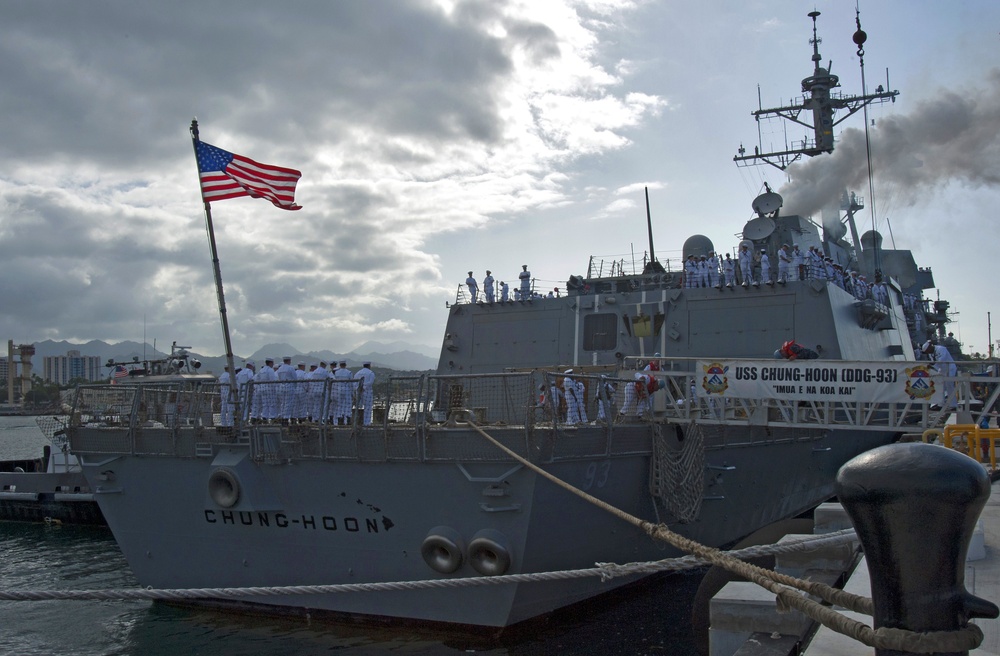 USS Chung-Hoon operations