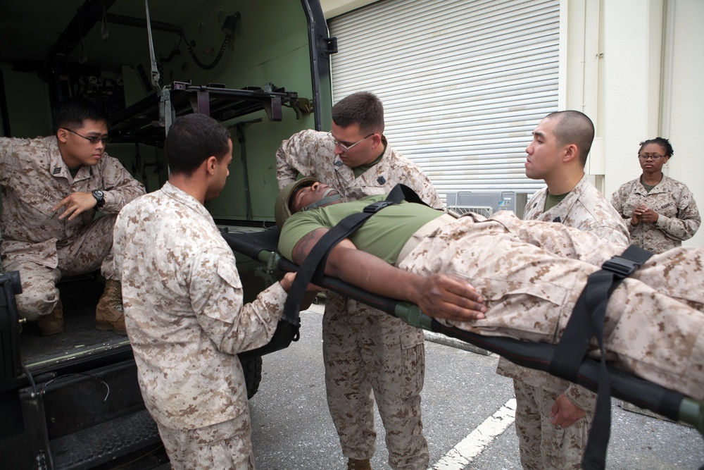 Japan Self-Defense Force members tour medical facilities