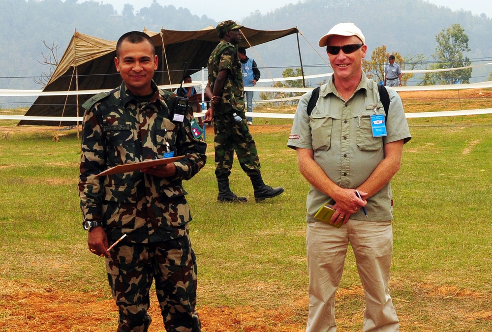 Nepalese and New Zealand peacekeepers train multinational platoons at Shanti Prayas-2