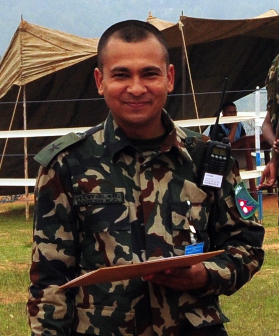 Nepalese Army peacekeeper trains multinational platoons at Shanti Prayas-2