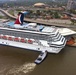 Carnival Triumph breaks loose from dry dock