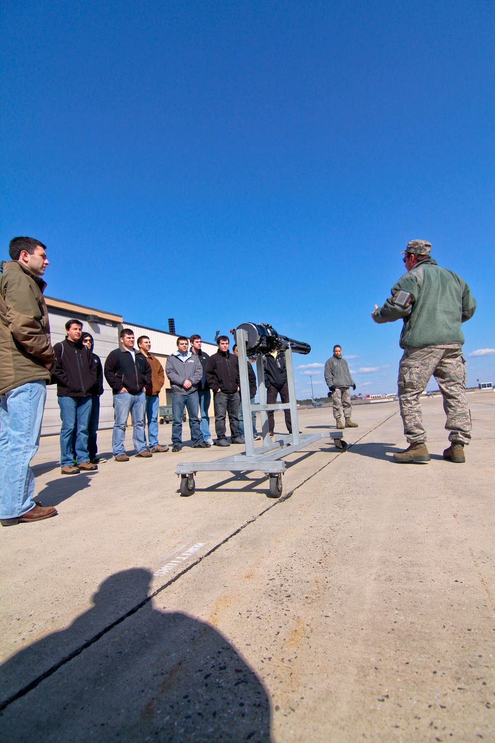 177th Fighter Wing base tour educates students