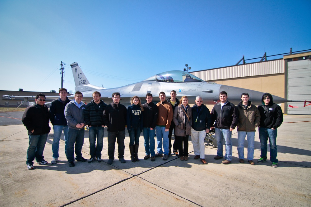 177th Fighter Wing base tour educates students