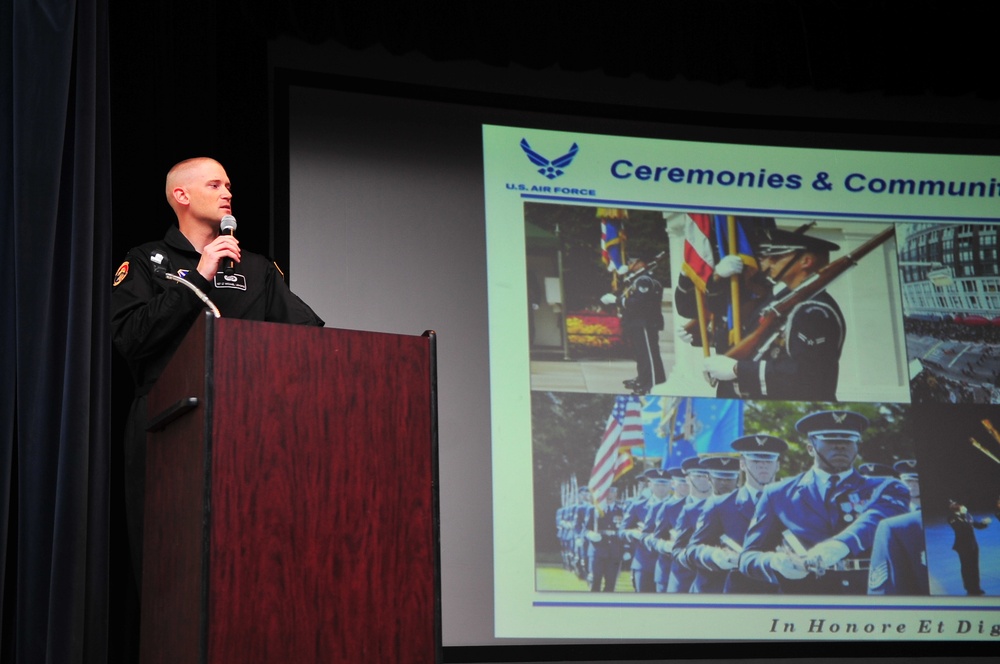 USAF Honor Guard Drill Team recruits motivated NCOs
