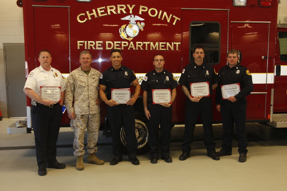 First Responders awarded for saving a life