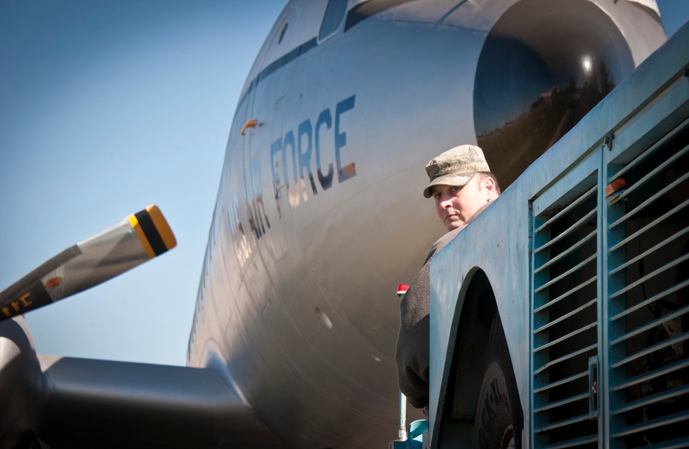 Volunteers restore historic aircraft, relocate to pax terminal circle