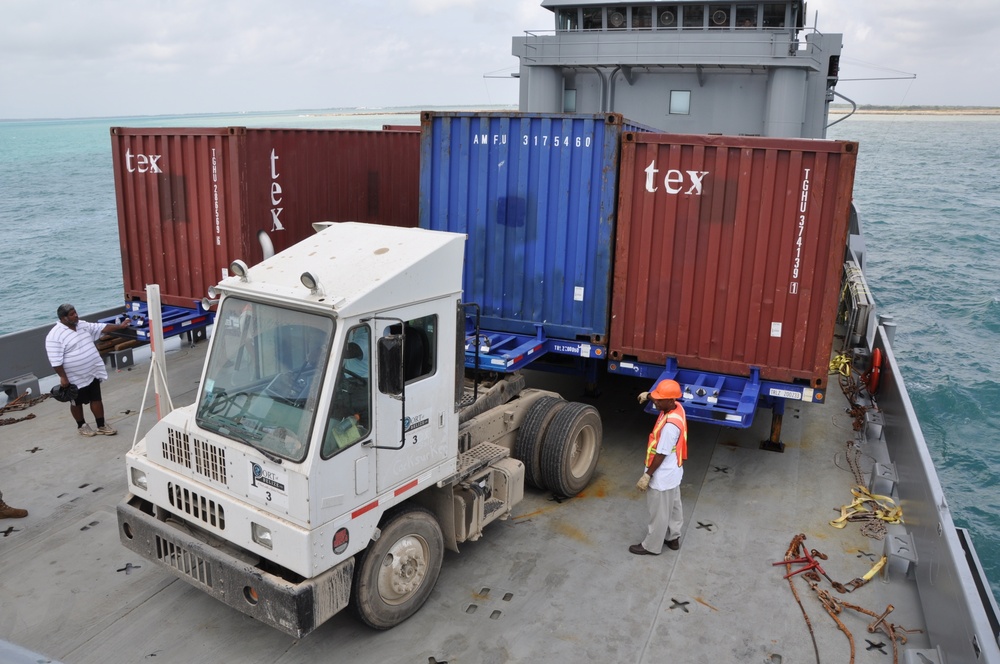 New Horizons’ supplies arrive at Belize port