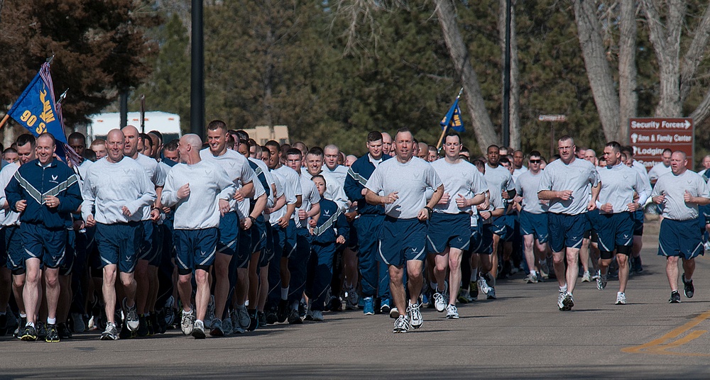 90th Security Forces Group command run