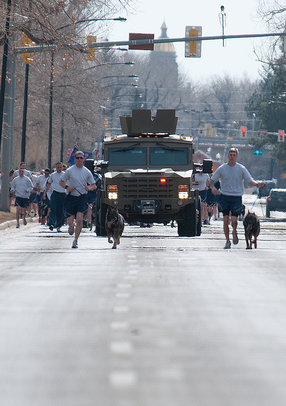 90th Security Forces Group command run