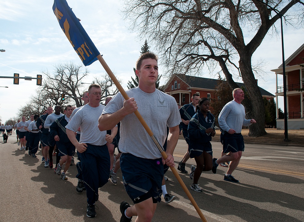 90th Security Forces Group command run