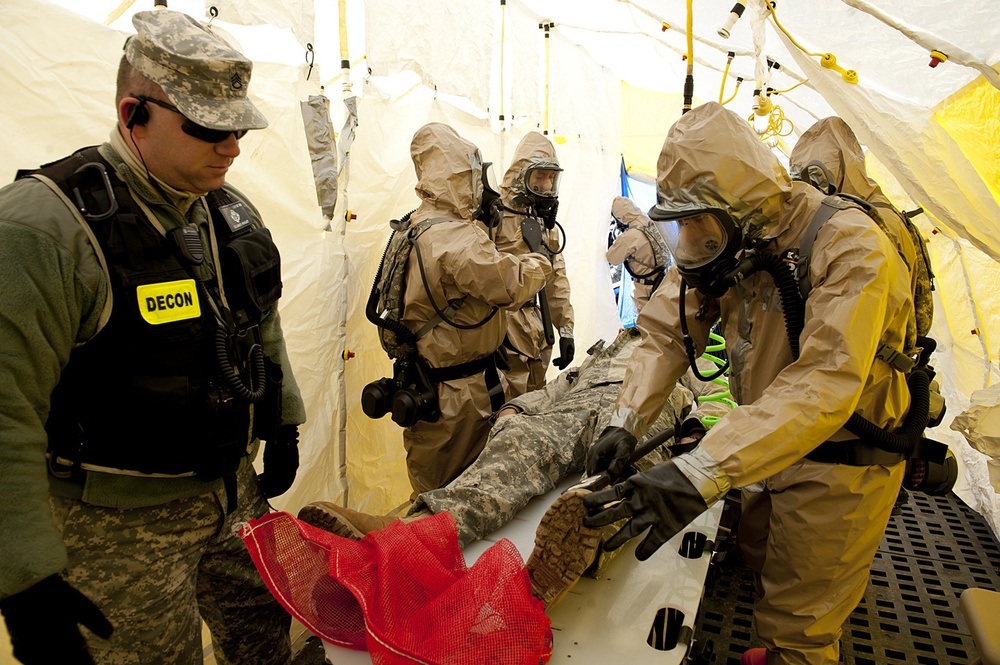 Kentucky CERFP trains patient decontamination