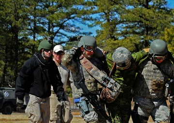 Marines assist air advisors, evac wounded