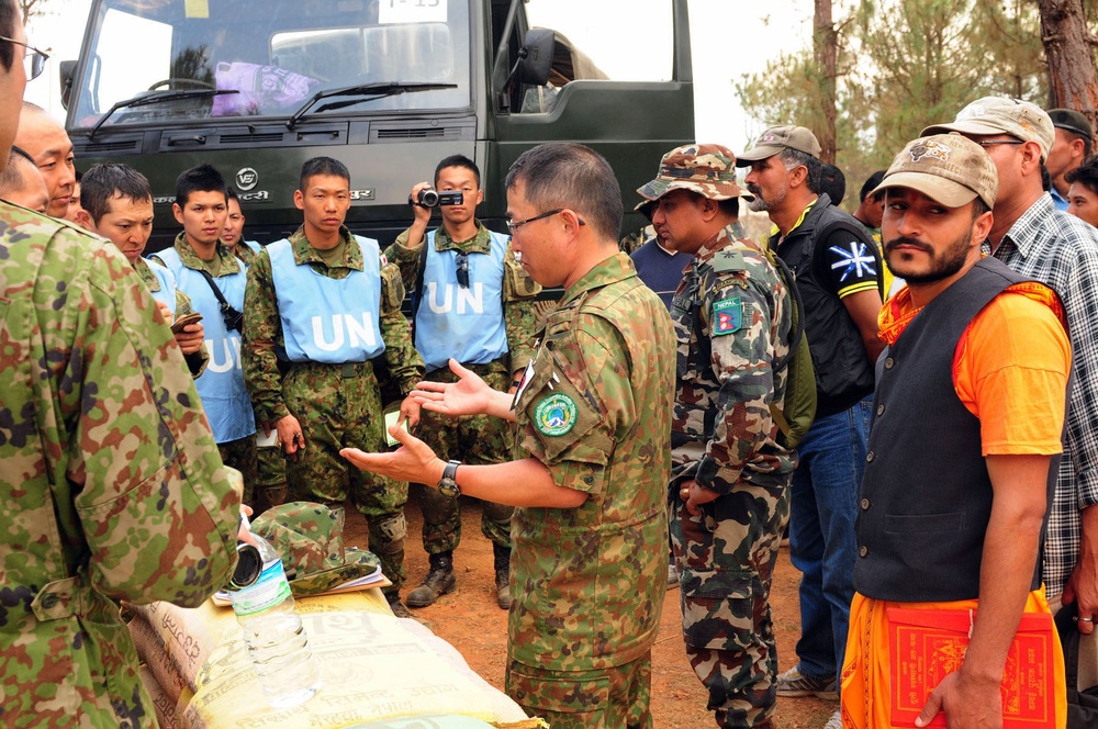 Japanese platoon learns peacekeeping skills at Shanti Prayas-2