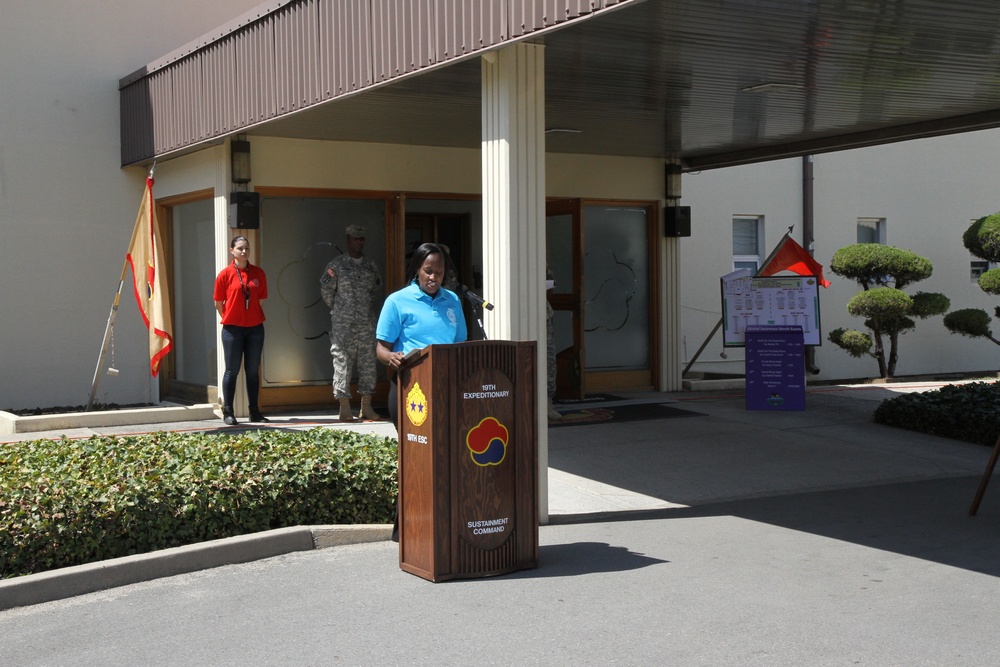 Area IV Senior leaders sign for sexual assault awareness proclamation