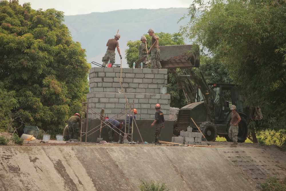 Balikatan 2013 - San Pascual Footbridge