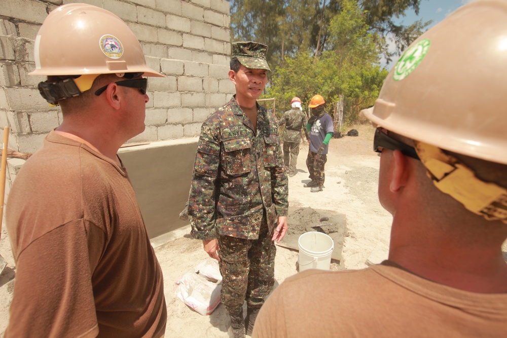 Balikatan 2013 - San Pascual Footbridge