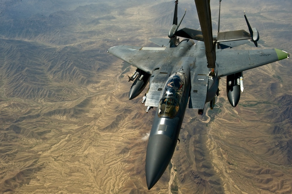 Refueling over Southwest Asia