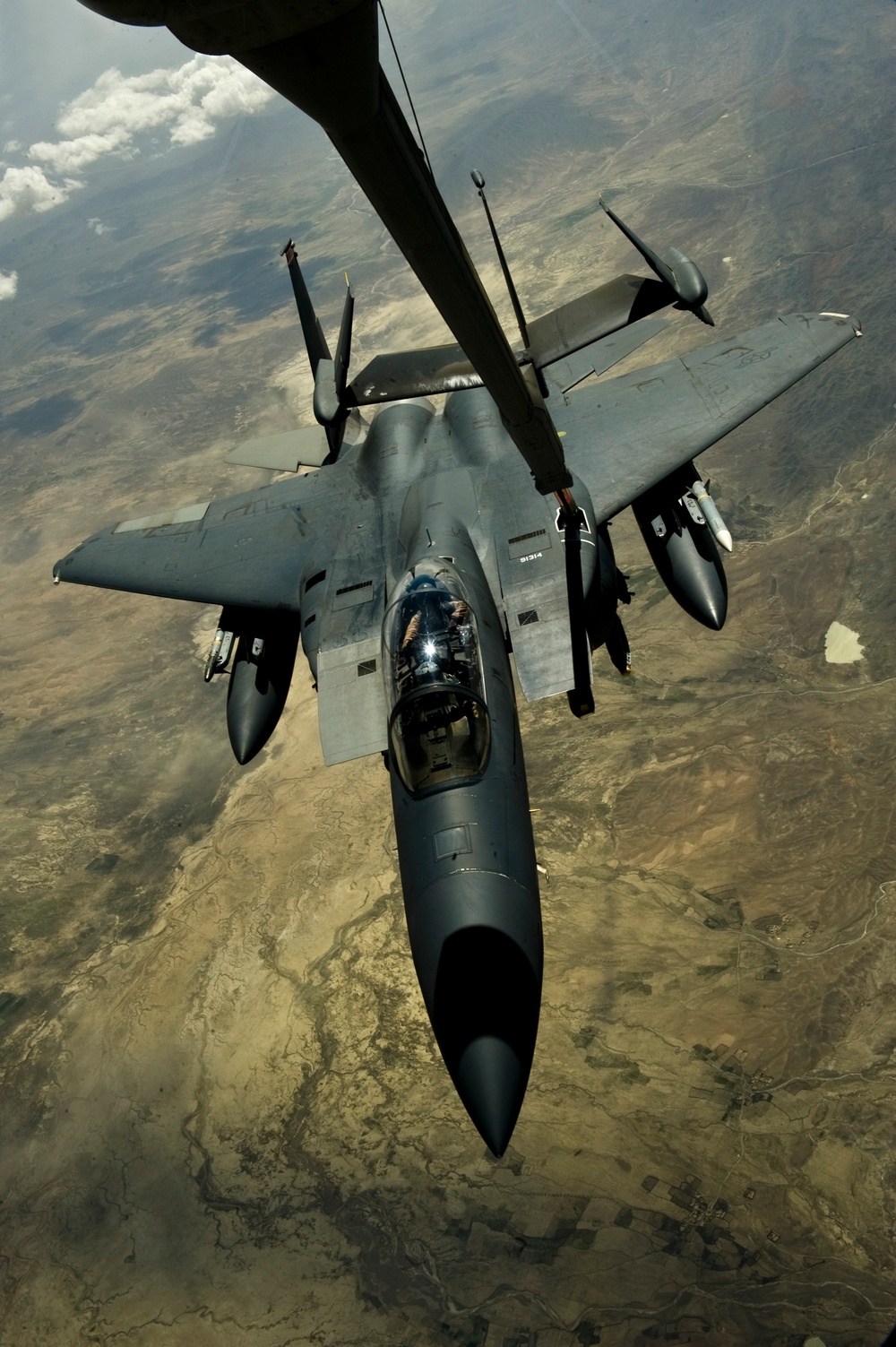 Refueling over Southwest Asia