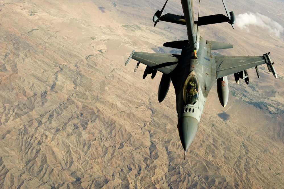 Refueling over Southwest Asia