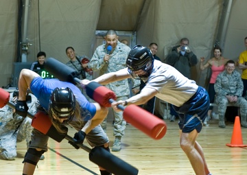 Billy Blanks, Gladiators challenge TCM troops