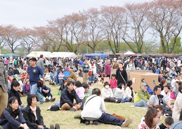 Sailors participate in Japanese Cherry Blossom Festival