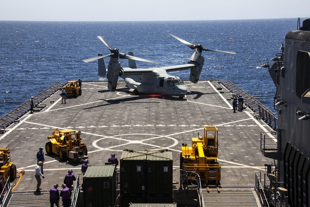 USS Carter Hall flight operations