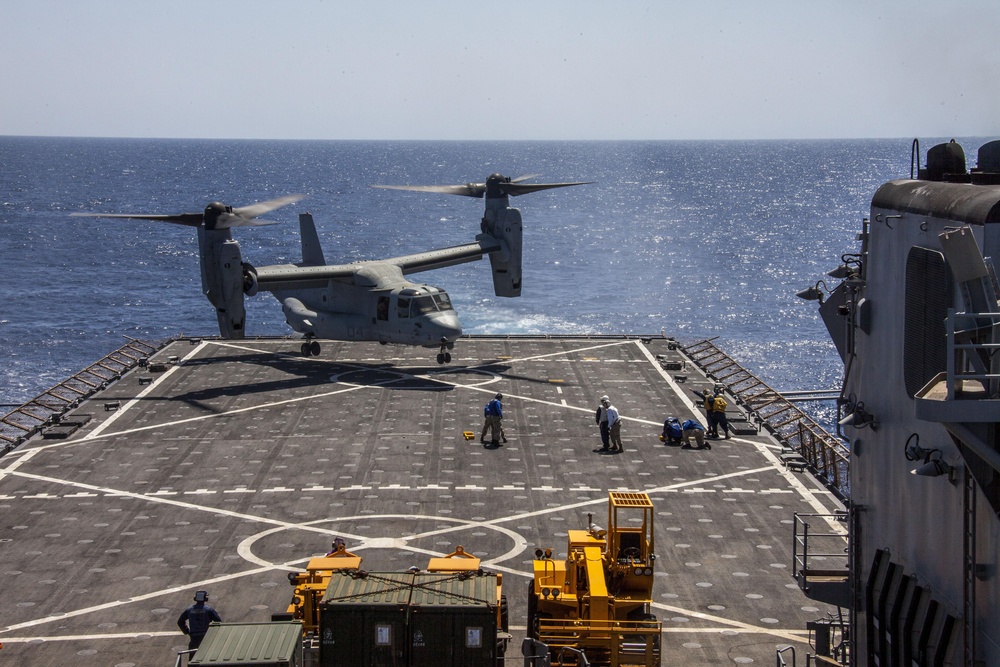 USS Carter Hall flight operations