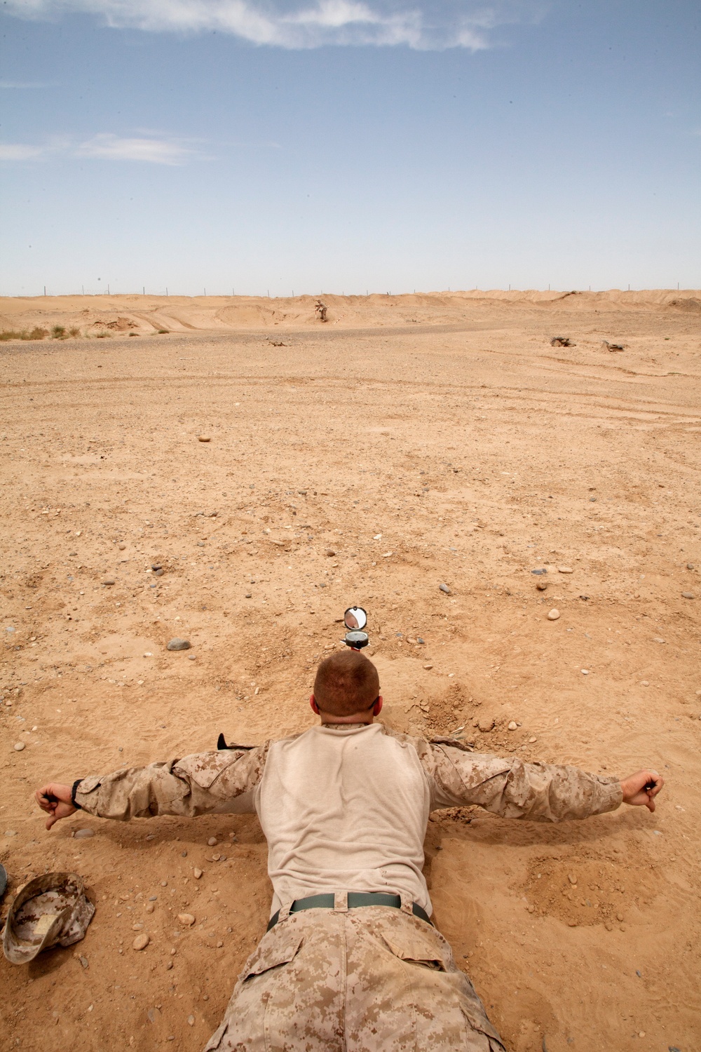 3/9 Marines fire 81 mm mortars