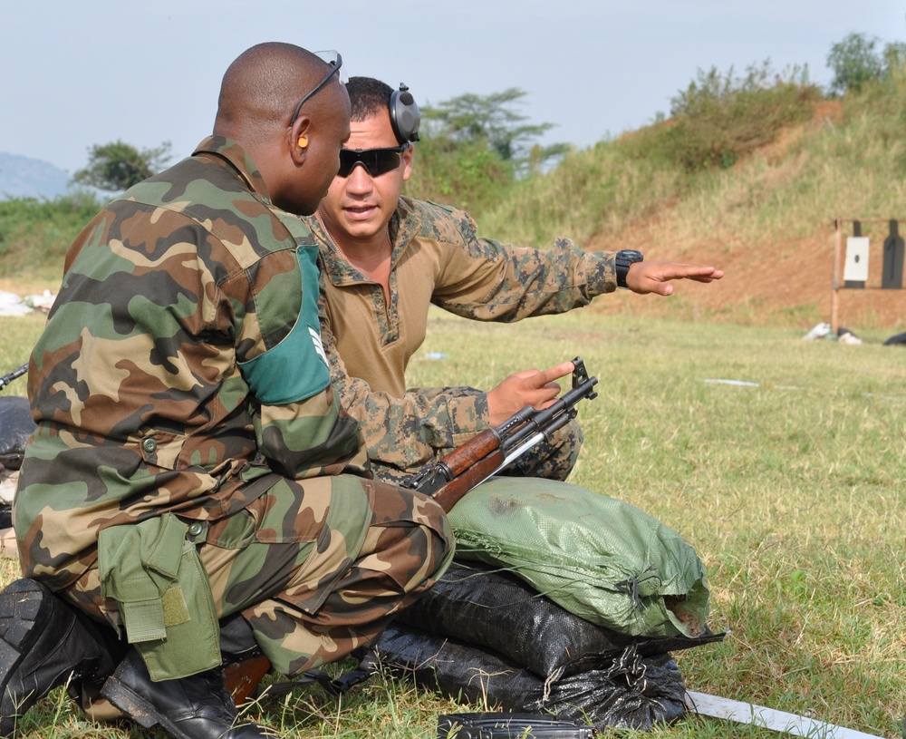 Ugandan forces train with US Marines for Somalia mission