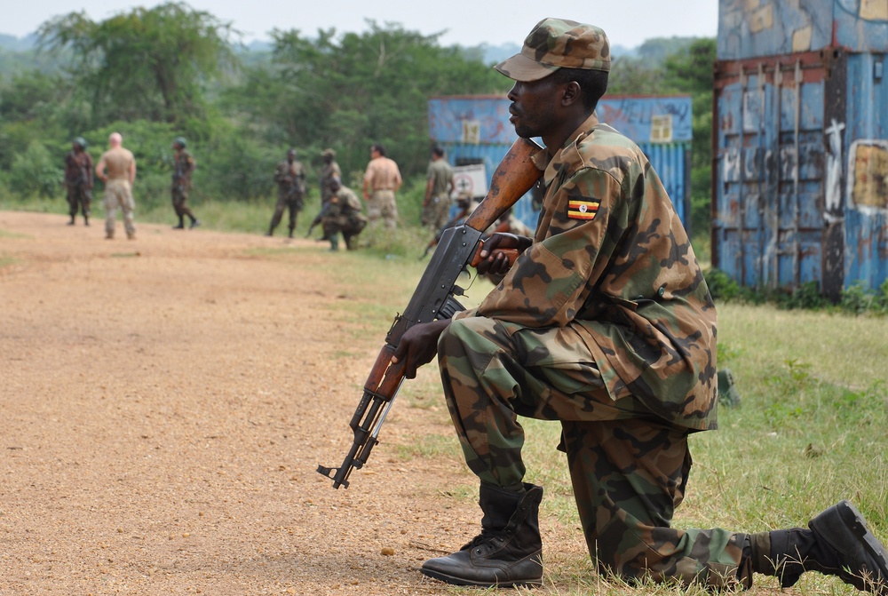 Ugandan forces train with US Marines for Somalia mission