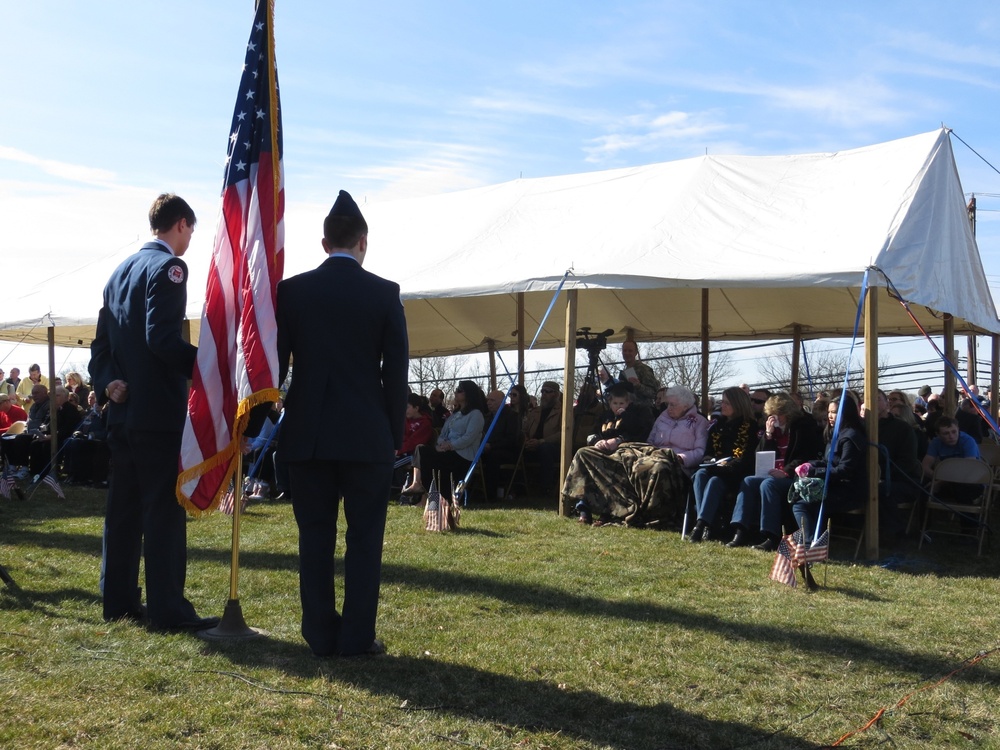 Community remembers service members through Field of Flags