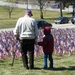 Community remembers service members through Field of Flags