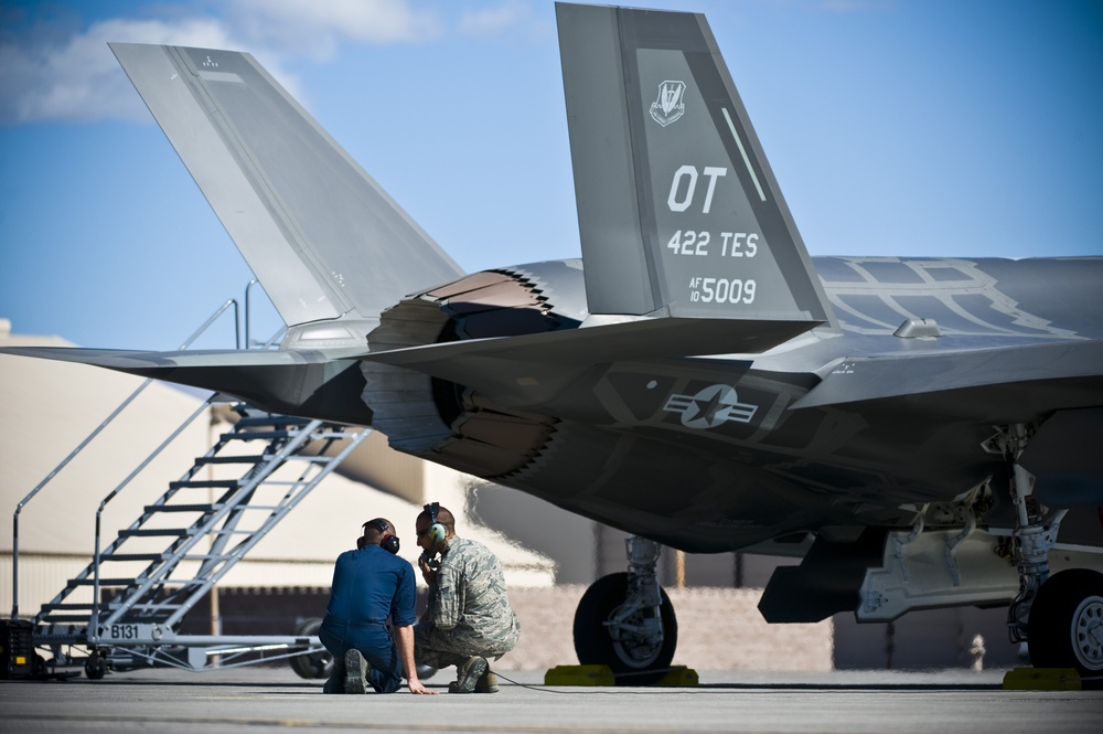 F-35 Lightning II operational at Nellis AFB